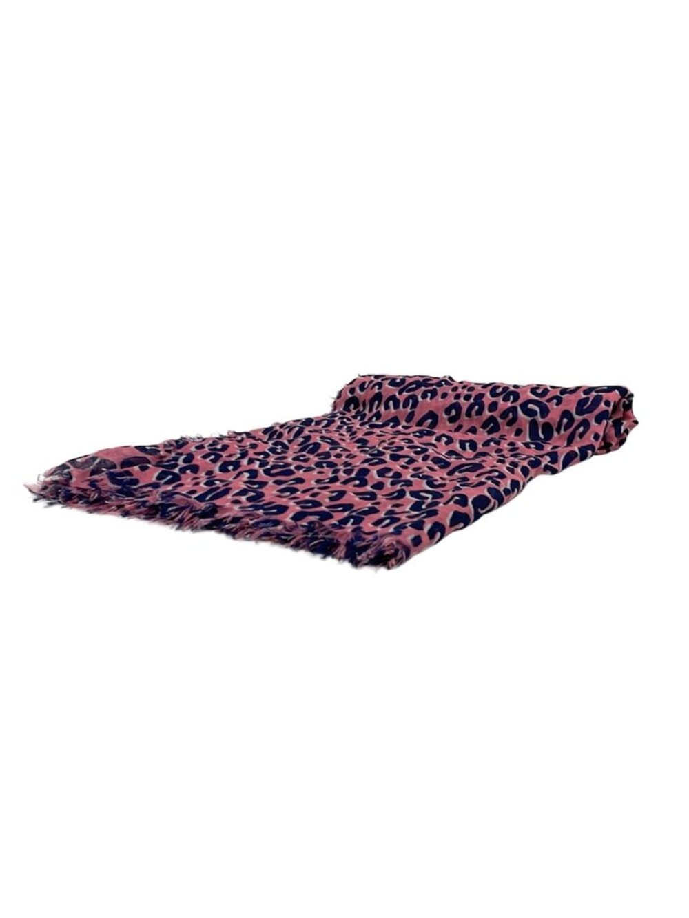 Louis Vuitton Shawl Etole Leopard Corail Silk Scarf